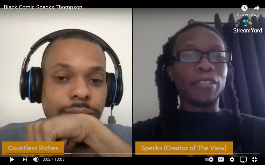 Countless Vlogcast Interview with Specks Thompson